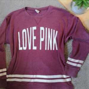 🔵 3/$30 PINK Size Medium Oversized Longsleeve Pullover Sweater